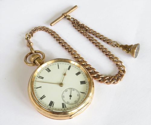 fig 1. Antique Waltham Duchess pocket watch with history