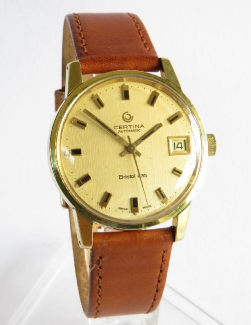 fig 1. Gents 1960s Certina Bristol 235 wrist watch