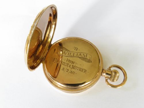 fig 2. Thomas Russell full hunter pocket watch, c1930