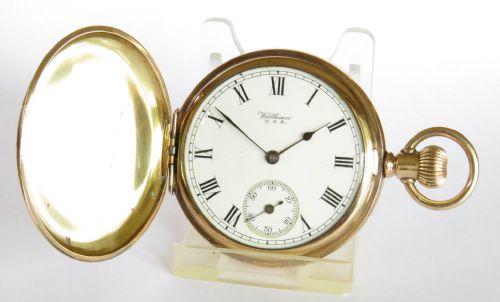 Antique Waltham Riverside Full Hunter Pocket Watch