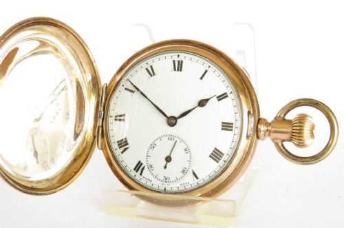 Zenith Full Hunter Pocket Watch, 1915