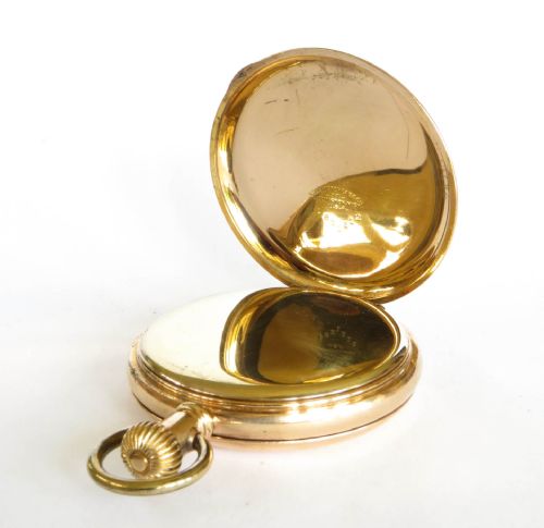 fig 2. Zenith full hunter pocket watch, 1915