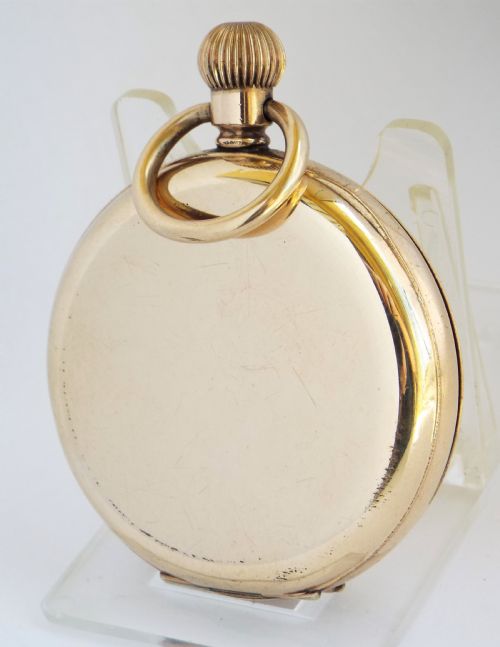 fig 2. Waltham full hunter pocket watch, 1913.