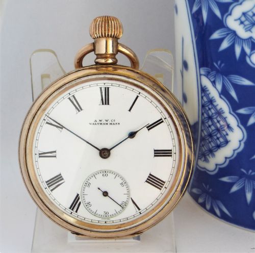 Antique  Waltham  Traveler Pocket Watch 1903.