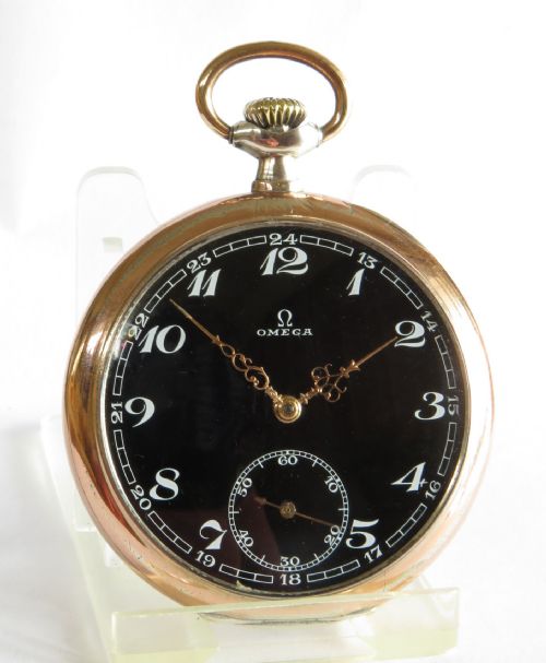 fig 1. Antique Omega pocket watch, c1922