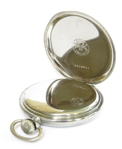 fig 2. 1937 Longines full hunter pocket watch