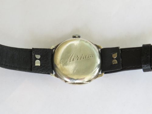 fig 2. Gents silver Bernex Art Deco wrist watch, 1930