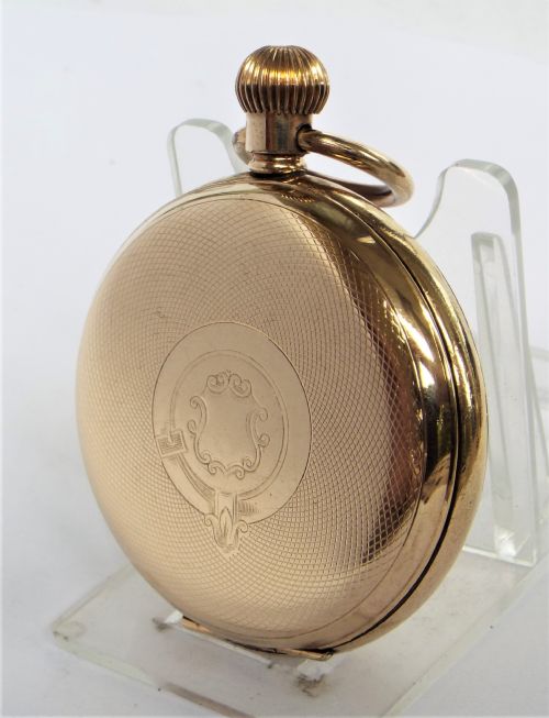 fig 1. Antique Thomas Russell full hunter pocket watch.