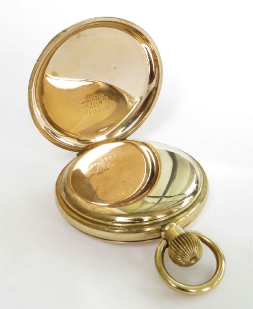 fig 2. Dominex Lever full hunter pocket watch