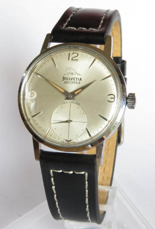 Gents Good-sized 1950s Helvetia Britannia Watch