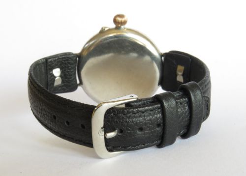 fig 3. Antique silver Electa trench watch, 1914