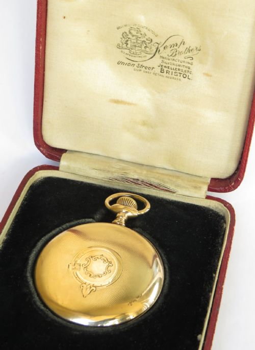 fig 1. Antique Omega full hunter pocket watch