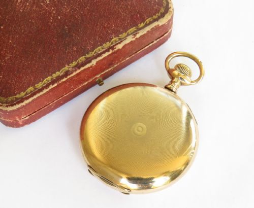 fig 2. Antique Omega full hunter pocket watch
