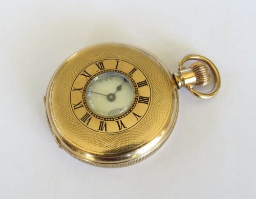 Antique Waltham P S Bartlett Half Hunter Pocket Watch