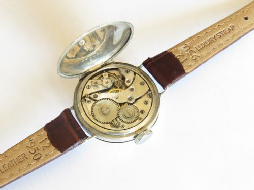 fig 2. Ladies antique silver wrist watch, 1921