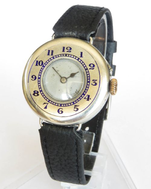 Gents Antique Silver Wrist Watch, 1923
