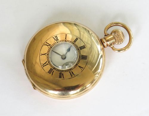 1930s Moeris Half Hunter Pocket Watch