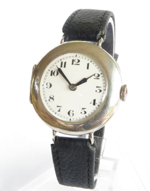 Gents Ww1 Silver Trench Watch, 1918