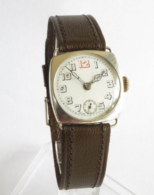 fig 1. Antique silver Election wrist watch, 1924