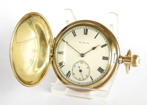 Antique Elgin Full Hunter Pocket Watch, 1921