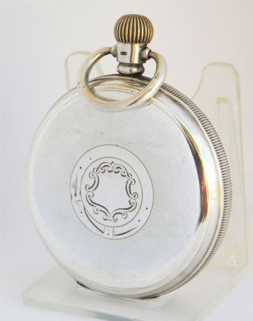 fig 1. Antique silver Waltham pocket watch, 1928.