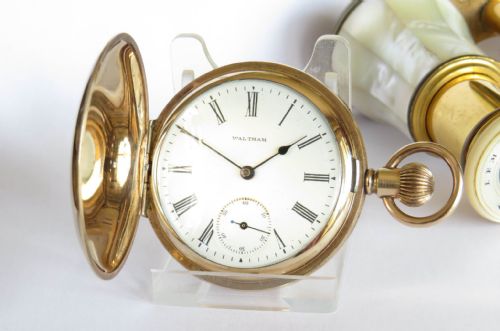 Antique Waltham Full Hunter Pocket Watch 1901.
