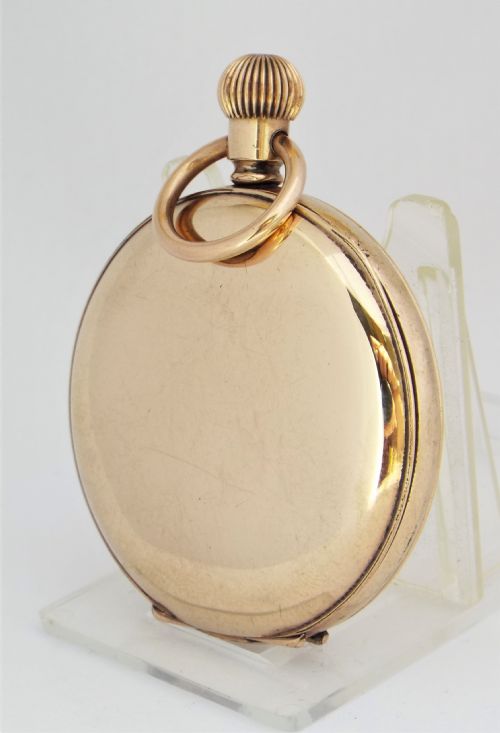 fig 2. Antique Waltham full hunter pocket watch 1901.