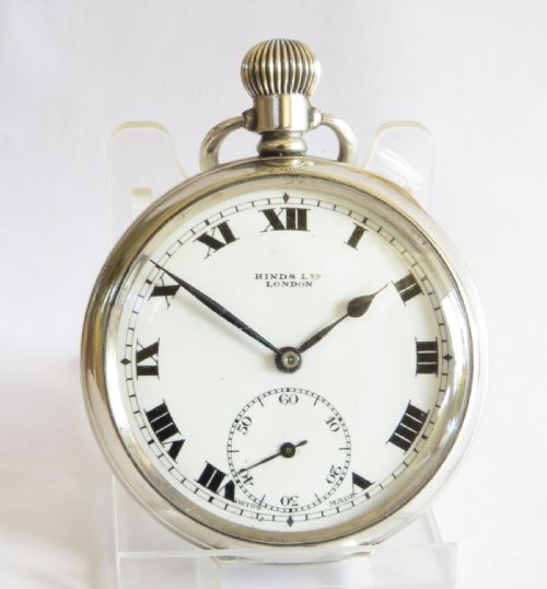 fig 1. Antique silver pocket watch, 1919