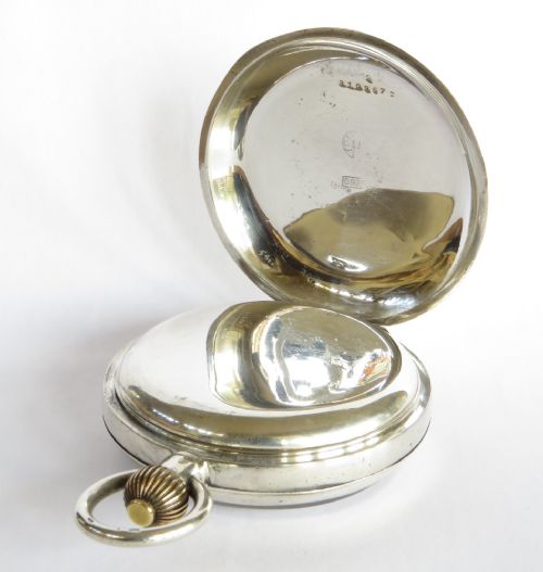 fig 1. Antique silver Omega chronograph 19’’’, c1900