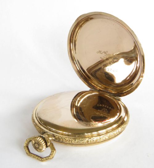 fig 1. Antique Thomas Russell full hunter pocket watch