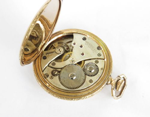 fig 2. Antique Thomas Russell full hunter pocket watch