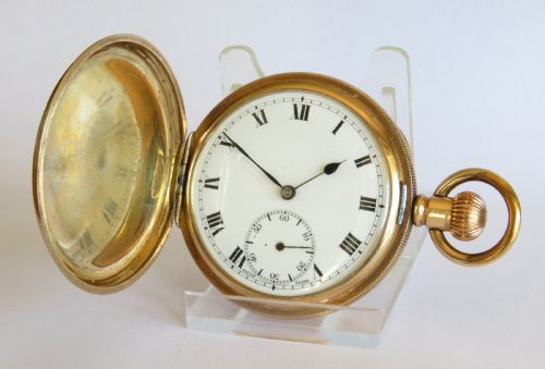 Antique Criterion Full Hunter Pocket Watch