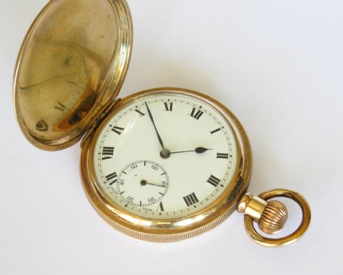 fig 1. Antique Criterion full hunter pocket watch