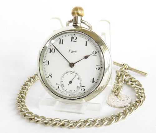 1920s Limit Pocket Watch and Chain