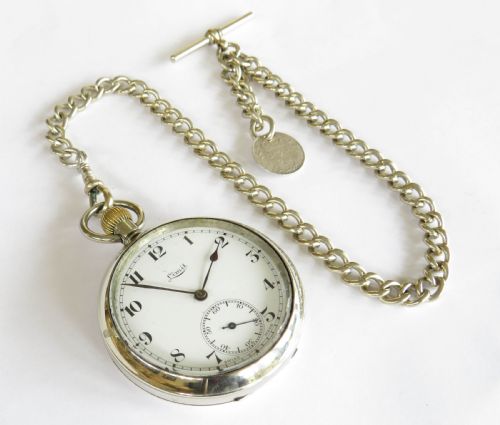 fig 1. 1920s Limit pocket watch and chain