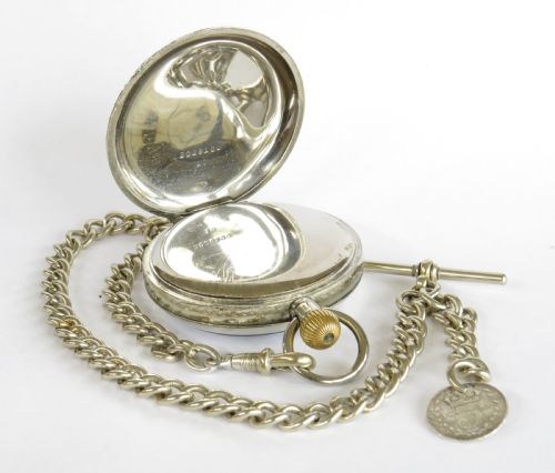 fig 2. 1920s Limit pocket watch and chain