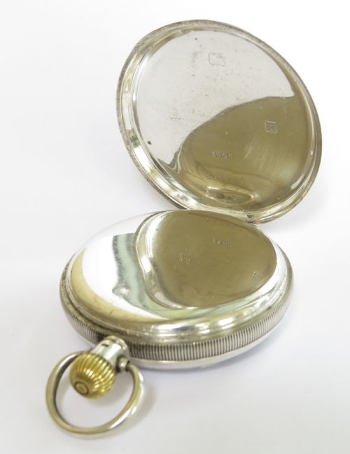 fig 1. Swiss silver pocket watch, 1932