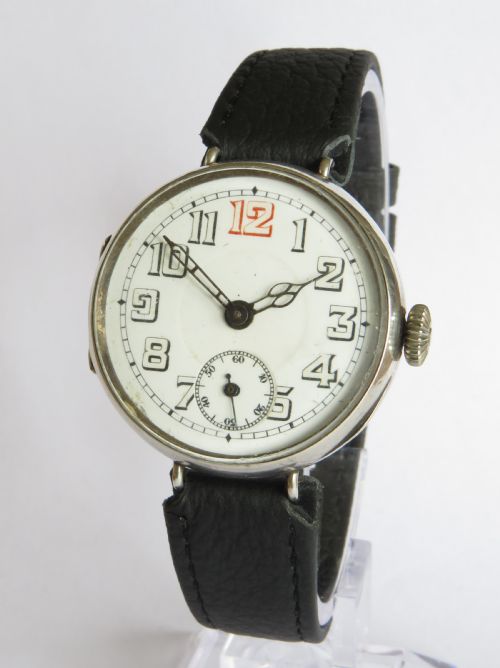 Gents Ww1 Silver Trench Watch, 1915