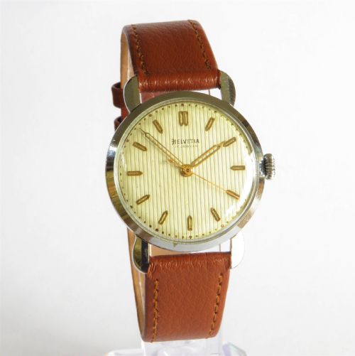 fig 1. Gents 1950s Helvetia wrist watch