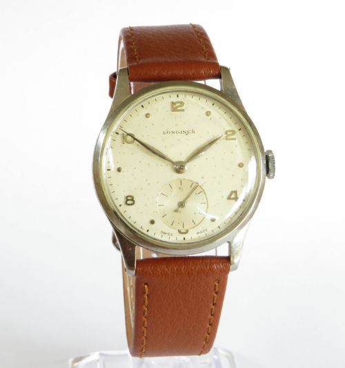 fig 1. Gents 1951 Longines wrist watch
