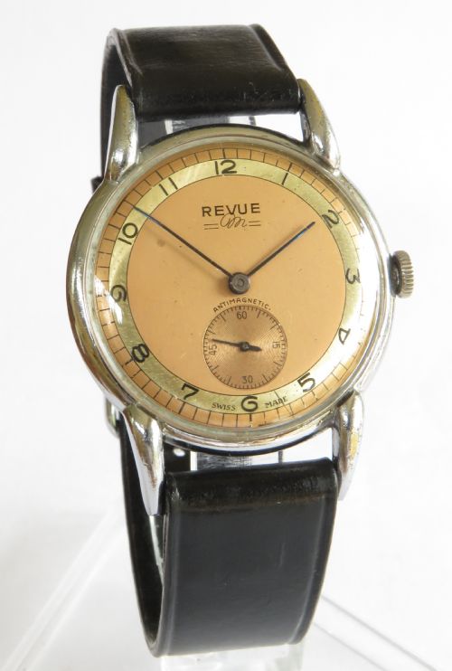 fig 1. Gents 1950s Revue wrist watch
