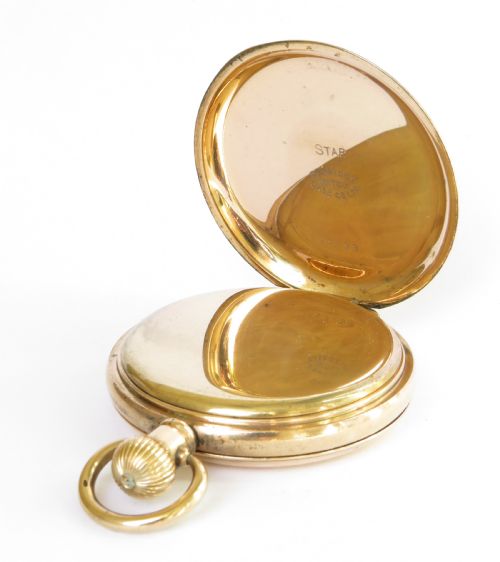 fig 2. Antique 1917 Waltham Equity full hunter pocket watch