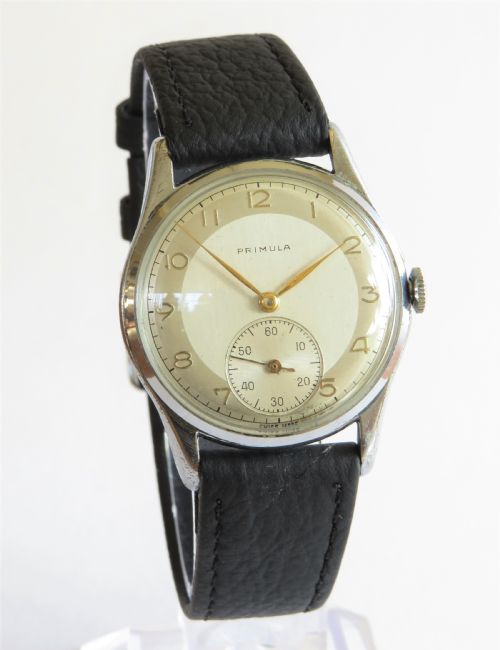 fig 1. Gents 1950s Primula wrist watch