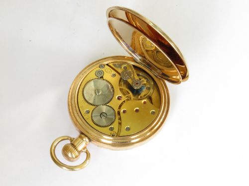 fig 3. Kendal & Dent Kendentick half hunter pocket watch