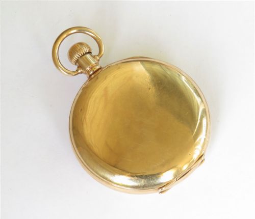 fig 4. Kendal & Dent Kendentick half hunter pocket watch