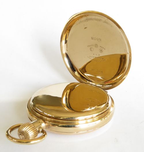 fig 3. Antique Waltham Bartlett half hunter pocket watch, 1919