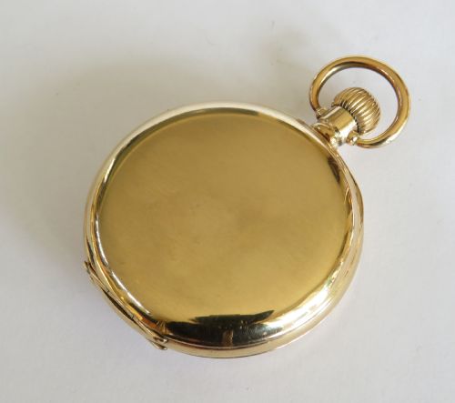 fig 4. Antique Waltham Bartlett half hunter pocket watch, 1919