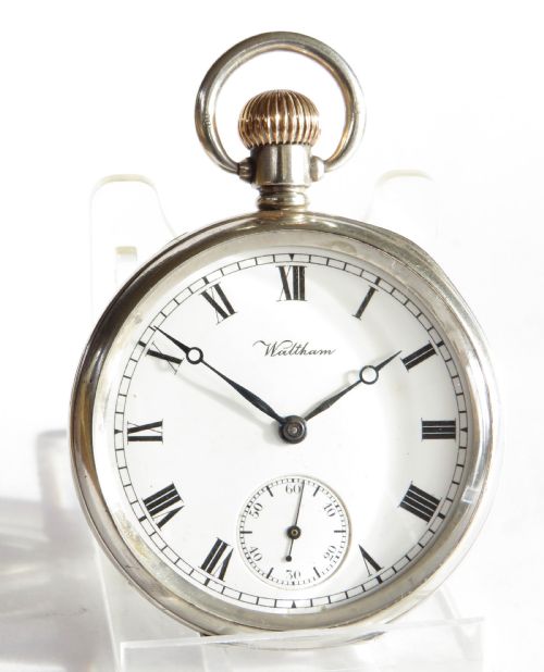 fig 1. Antique Waltham Traveler pocket watch, 1903
