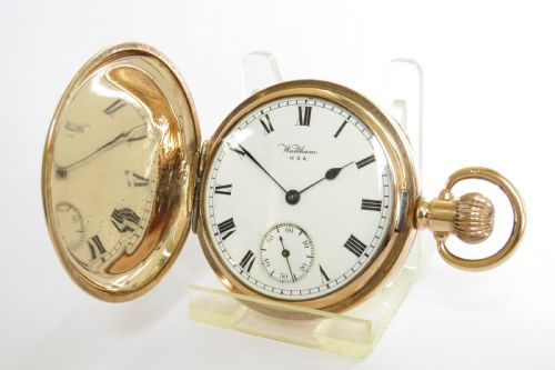 Antique Waltham Full Hunter Pocket Watch, 1918