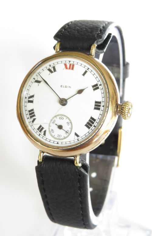 Gents Antique Elgin Wrist Watch, 1923